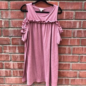 LC Lauren Conrad Cold Shoulder Dress